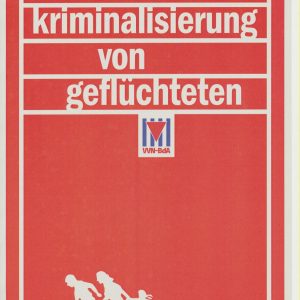 Aufkleber "Keine Kriminalisierung von Geflüchteten" (100 Stück)-0
