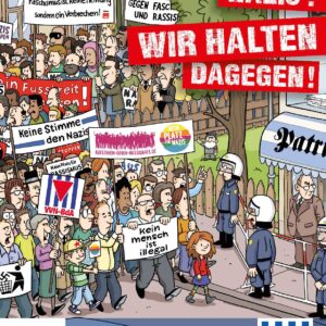 ÜBERALL NAZIS? WIR HALTEN DAGEGEN! - VVN-BdA Spendenflyer